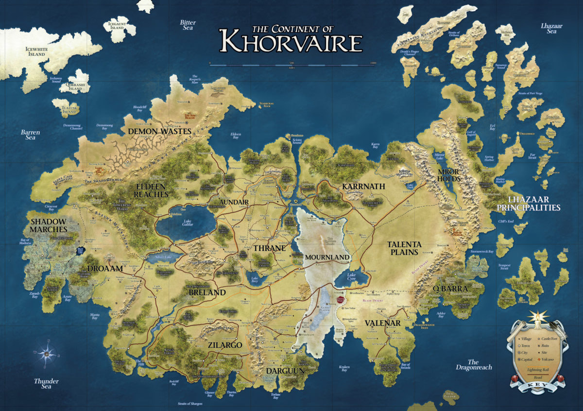 Map of Khorvaire